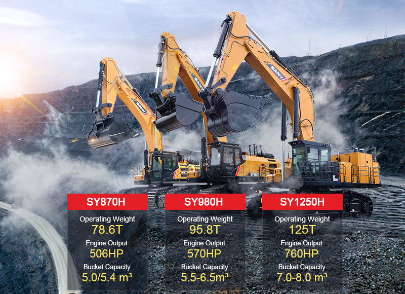 SANY Launches New Product Lineup for Ultra-large Excavator